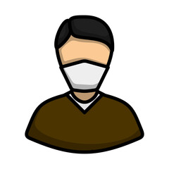 Medical Face Mask Icon