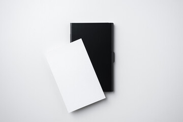 business card case isolated on white background
