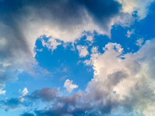 sky and clouds , image taken in Veneto, Italy