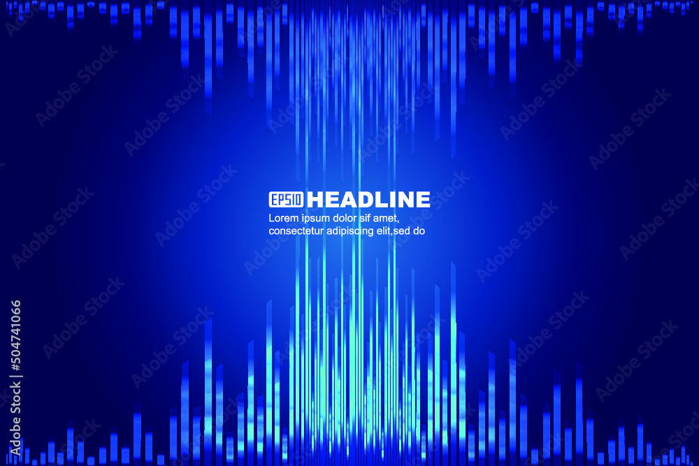 Aufkleber radiating up the luminous lines of the internet velocity vector background