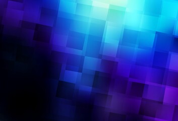 Dark BLUE vector template with rhombus.