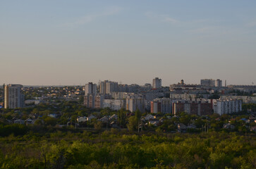 Fototapeta na wymiar Volgograd. Evening landscape