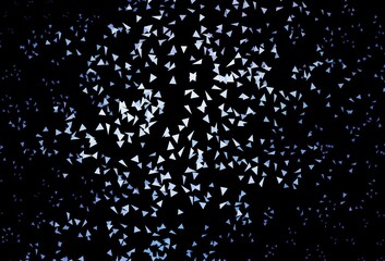 Dark Pink, Blue vector texture with triangular style.