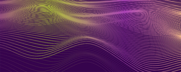 Futuristic fine lines. Abstract geometric background