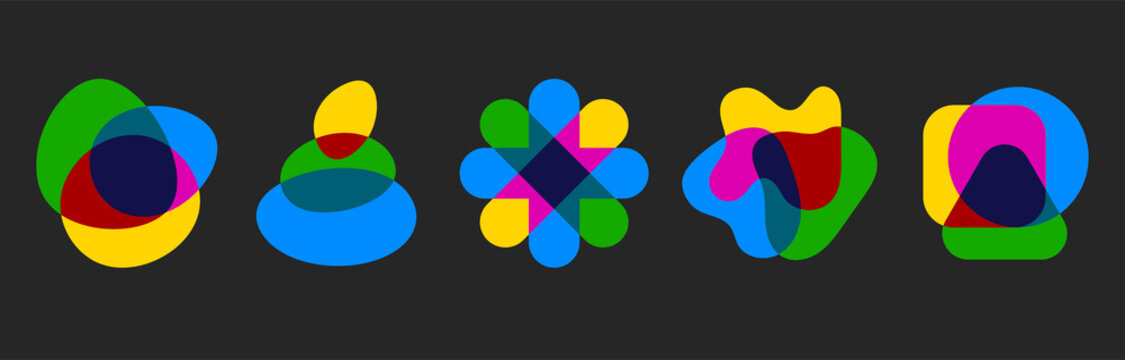 Abstract geometric shapes