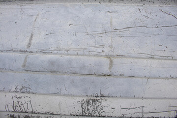 embossed aluminum metal distressed surface with marks, nicks, and scratches