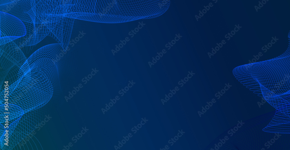 Canvas Prints panoramic abstract dot and triangle connection background., the world is connect and smaller concept