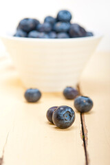 fresh blueberry bowl