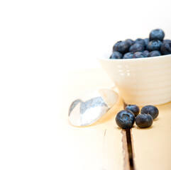 fresh blueberry bowl