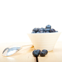 fresh blueberry bowl