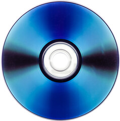 DVD over white