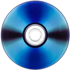 Deurstickers Muziekwinkel DVD over white