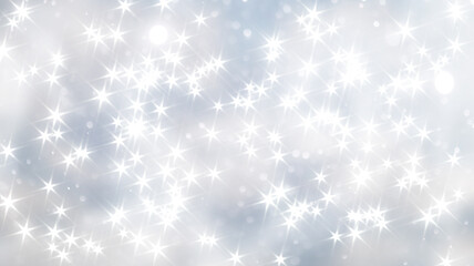 blue snowfall bokeh background, abstract snowflake background on blurred abstract blue