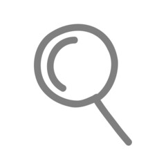 検索　虫眼鏡のアイコン　ラフな手描き風