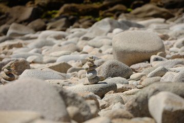 Cairns - monticule de pierres Bretagne