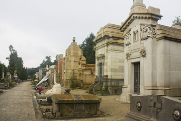 Monumental Cemetery (Cimitero Monumentale) in Milan, Italy	
