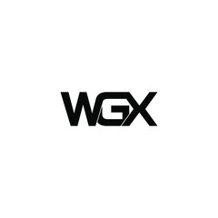 wgx letter original monogram logo design