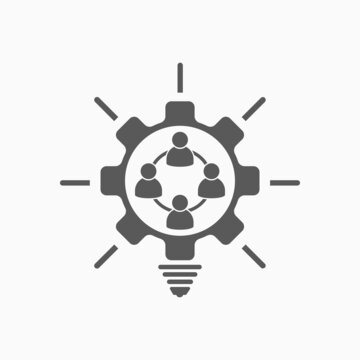 idea icon, creative vector, light illustration