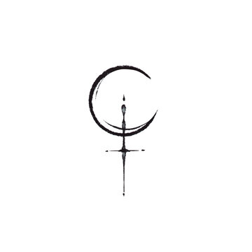 lilith symbol or a symbol of female power tattoo idea