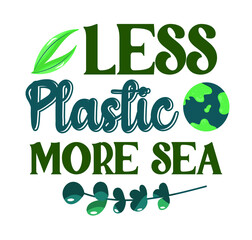 Fototapeta premium Earth day Vector letter illustration. Decoration illustration for earth day. Lettering typography poster. Earth day T shirt design vectors SVG Quotes