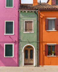 Fototapeta na wymiar venice colorful houses