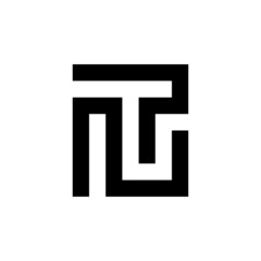 Creative letter PN NP logo design © logojos