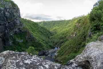 Seven cascades mauritius in Mauritius. Waterfalls in the forest. Exited nature in exotic...