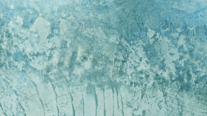 green concrete wall background, green cement floor