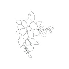flower Coloring page for kids