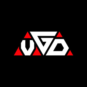VGD triangle letter logo design with triangle shape. VGD triangle logo design monogram. VGD triangle vector logo template with red color. VGD triangular logo Simple, Elegant, and Luxurious Logo...