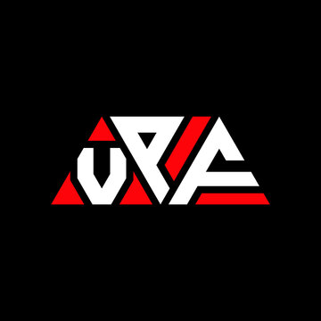 VPF triangle letter logo design with triangle shape. VPF triangle logo design monogram. VPF triangle vector logo template with red color. VPF triangular logo Simple, Elegant, and Luxurious Logo...