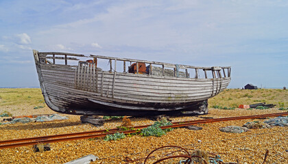 Boat wrecks  in Dungeness