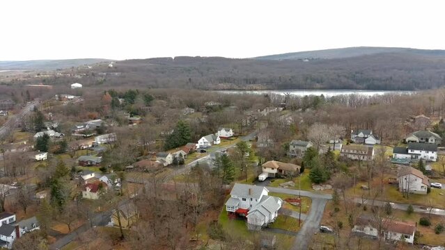 Aerial Mountain View of Luxury Suburban Homes - Pt. 2