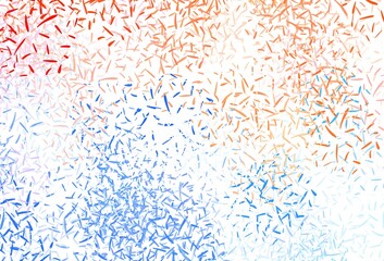 Light Pink vector background with stright stripes.