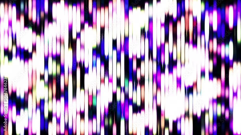 Poster abstract vertical colorful segments of a lilac color, seamless loop. motion. slowly blinking narrow 