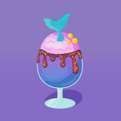 mermaid tail ice cream