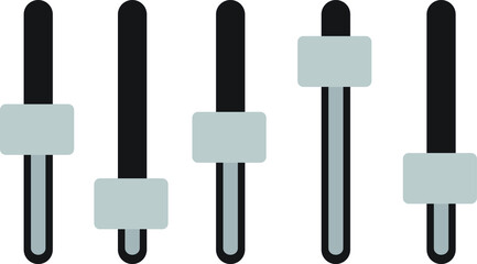 Equalizer icon. on whit background