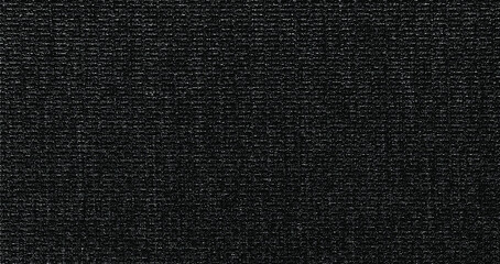 Fototapeta na wymiar Distressed fabric texture. Vector texture of weaving fabric. Grunge background. Abstract halftone vector illustration. Overlay for interesting effect and depth. Black isolated on white background.