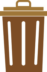 bin icon vector illustration. on white background