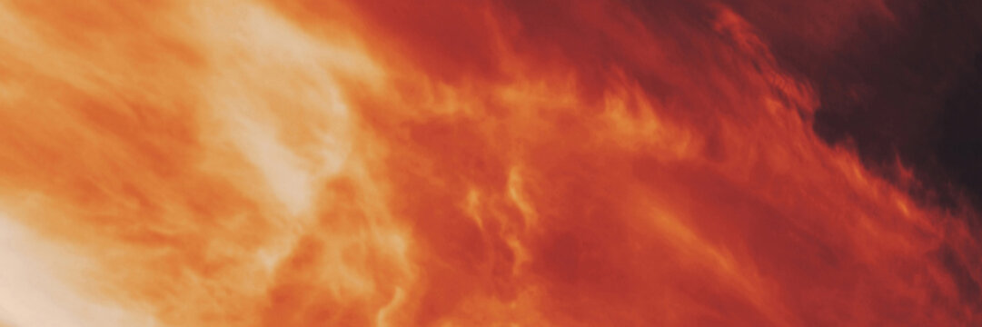 The red sky background looked like smoke and fire. bomb Violent. for wallpaper, backdrop and design.