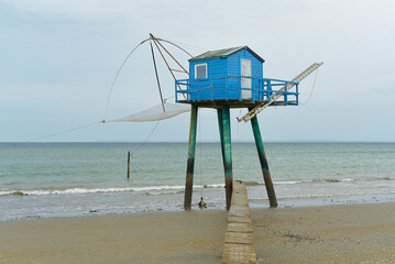 Pêcheries plage de Vendée