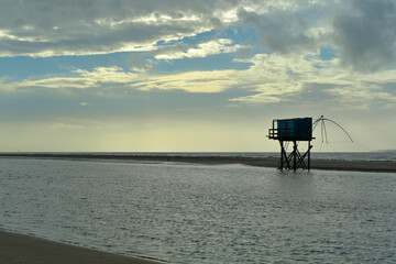 Pêcheries Vendée - coucher de soleil