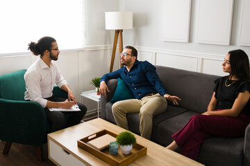 Upset man with a lot of problems in his marriage