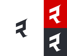 r logo design - obrazy, fototapety, plakaty