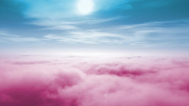 Pink clouds