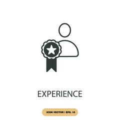 experience icons  symbol vector elements for infographic web
