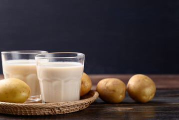 Potato milk, Alternative milk from plant, Vegan food