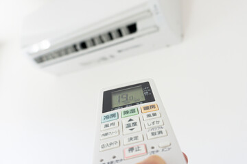 エアコンの温度設定