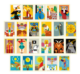 tarot cards major arcana deck collection - 504827434