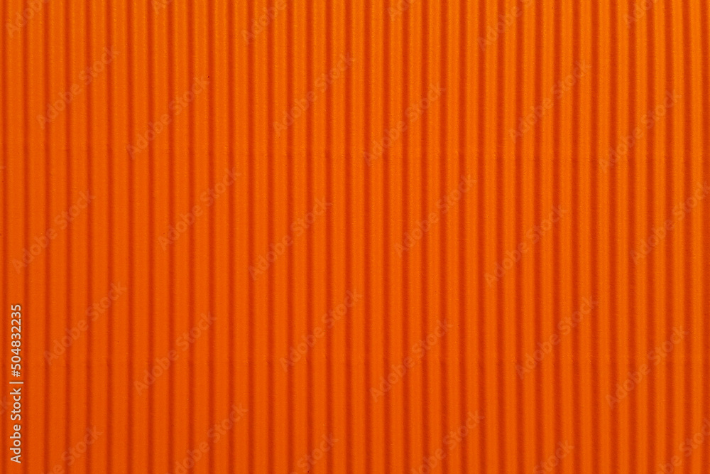 Canvas Prints vintage orange corrugated paper background.